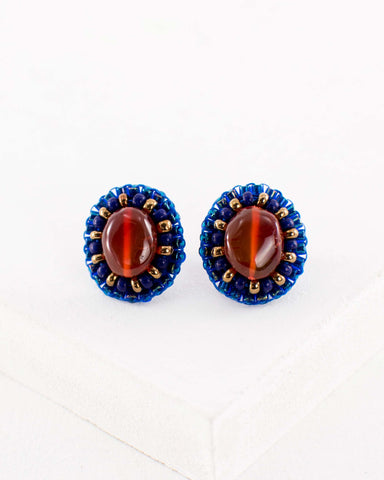 Burnt orange earrings