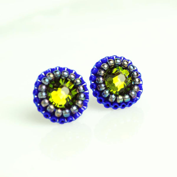 Seahawks beaded earrings hotsell