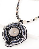 Beaded pendant necklace