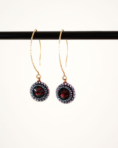 Robin Maroon Earrings | SWEET REBEL BOUTIQUE Elizabethtown, KY