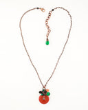 Green quartz necklace