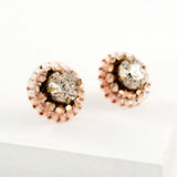 Retro vintage style stud earrings