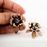 Sparkly Swarovski rhinestone wedding earrings