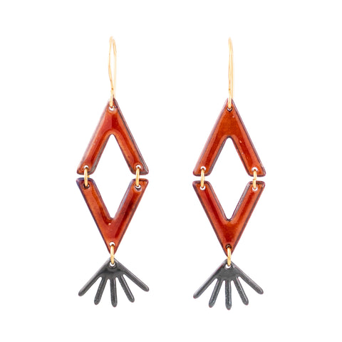 Fall autumn fashion earrings