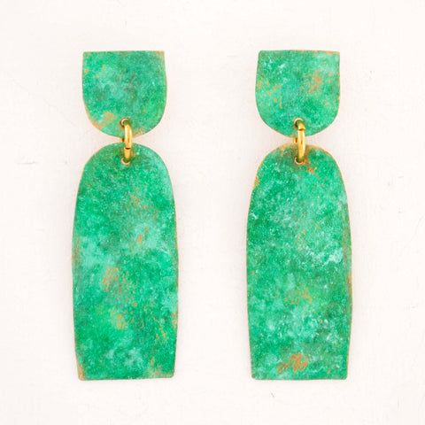 Mint earrings