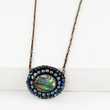 Abalone pendant necklace