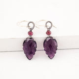 Garnet earrings