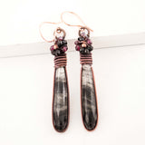 Garnet earrings