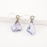 Asymmetrical drop earrings