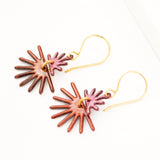 Unique enamel earrings