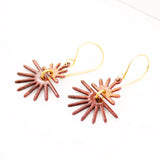 Autumn fall earthy color earrings