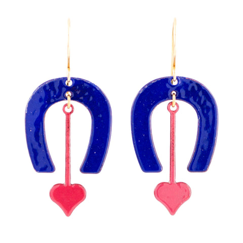 Royal blue earrings