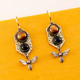 Honeycomb earrings