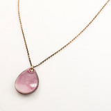 Teardrop pendant necklace