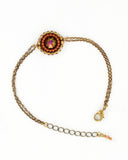 burnt orange bracelet