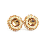 Rhinestone stud earrings