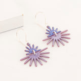 Unique enamel earrings
