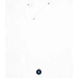 Dainty blue necklace