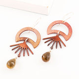 Unique handmade silver earrings