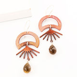 Enamel earrings