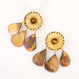 Mother of pearl drop earrings