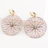 Light pink earrings