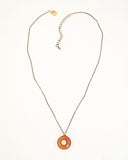 Antique dainty gold chain necklace