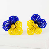 Pansy earrings