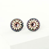 Crystal stud earrings