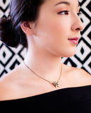 Floral choker necklace