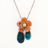 Burnt orange necklace