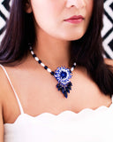 Beaded statement necklace