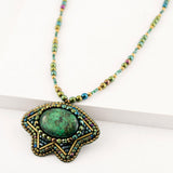 hand beaded necklace