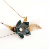 Clear Swarovski crystal choker necklace