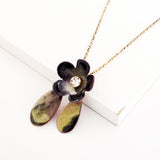 Clear Swarovski crystal necklace