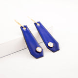 Clear crystal dainty earrings