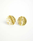 circle stud earrings