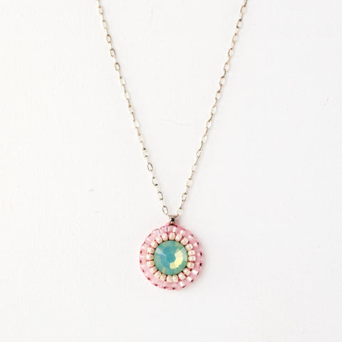 baby pink necklace