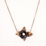 Clear crystal necklace