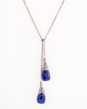 Simple silver minimalist necklace