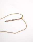 Celestial necklace | brass tribal spike and purple opal statement necklace