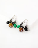 Exquistry silver gemstone handmade earrings