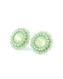 Mint stud earrings - Exquistry - 2